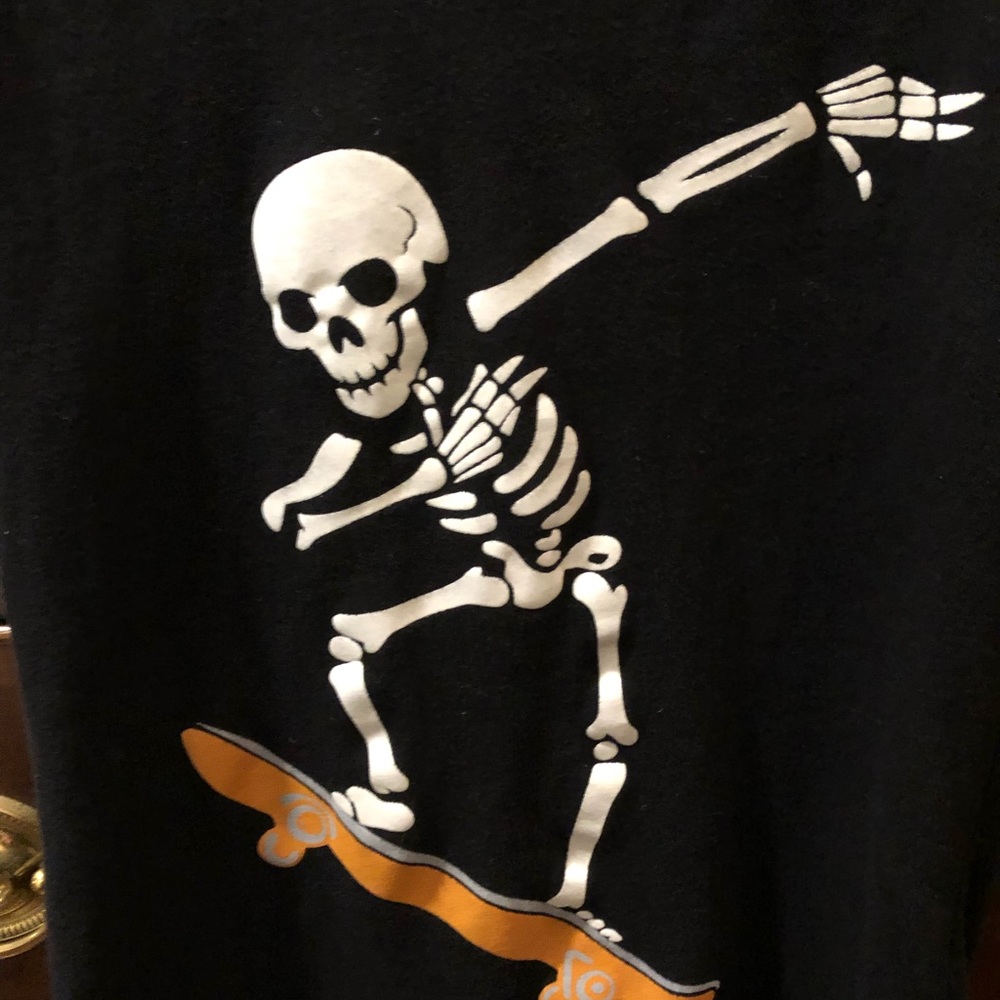 Glow-in-the-dark Skeleton Tee Shirt - Picture 2 of 3
